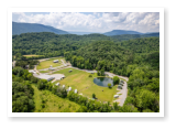 aerial view of our campground and the surrounding area